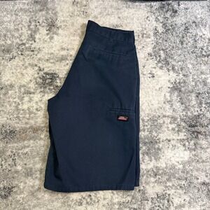 Genuine Dickies Mens Navy Blue Multi-Pocket Work Shorts Size 32 7134838DN